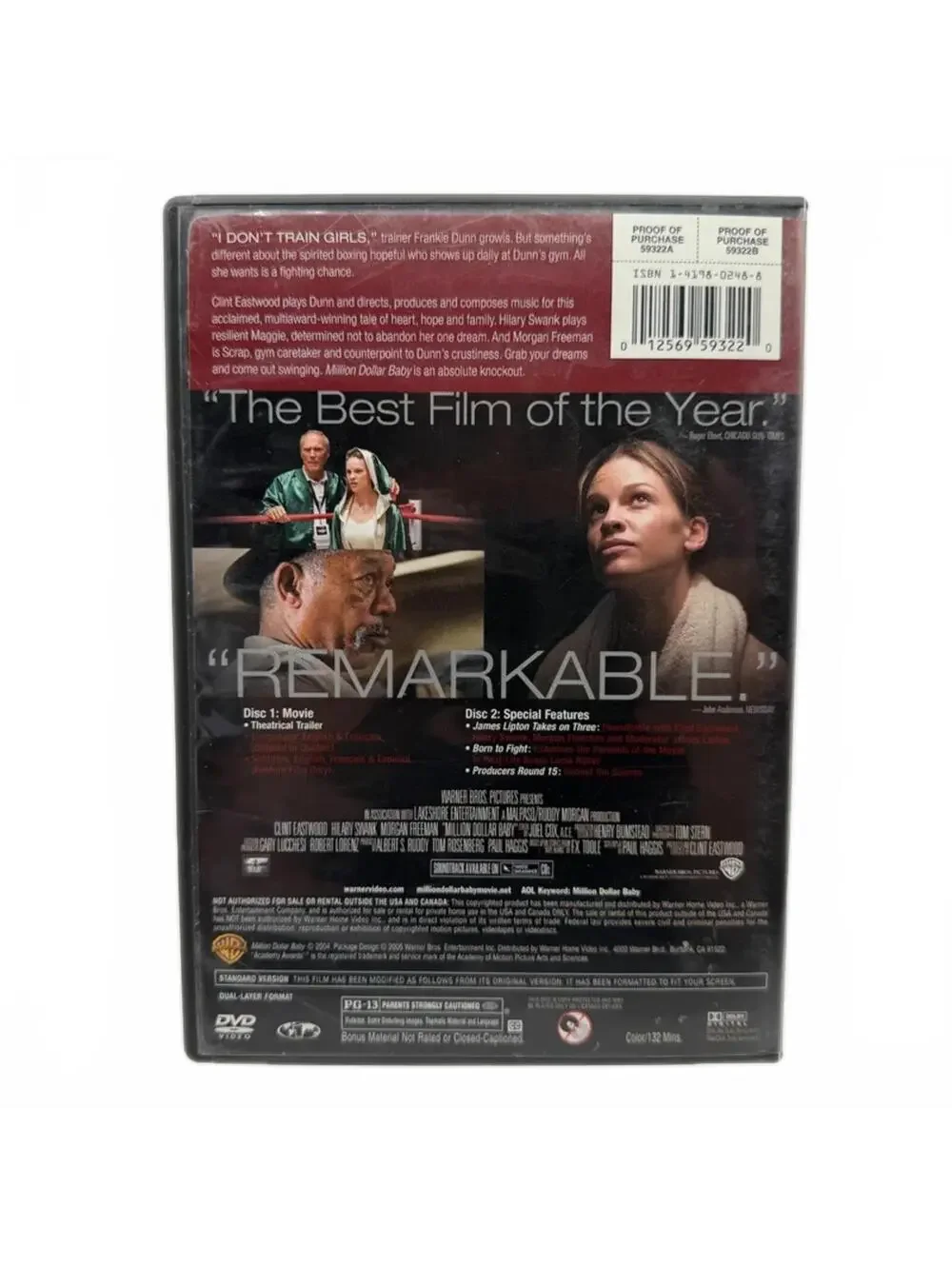 Million Dollar Baby (2004) - DVD Movie - Sport / Drama - Picture 2 of 4